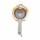 Kit 4 Cucharas Medidoras Cocina Varias Medidas Forma Corazón Gris
