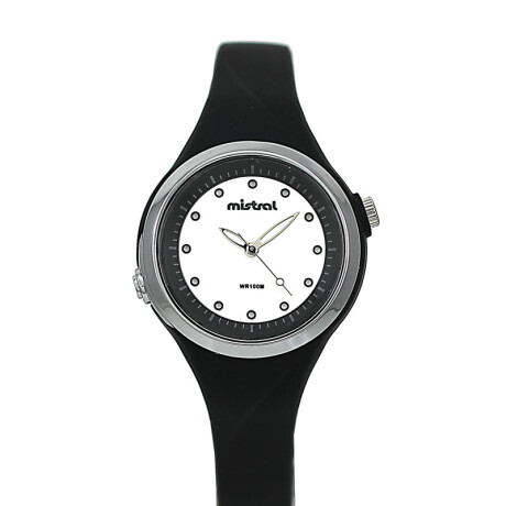 Reloj Mistral Fashion Silicona Negro 0
