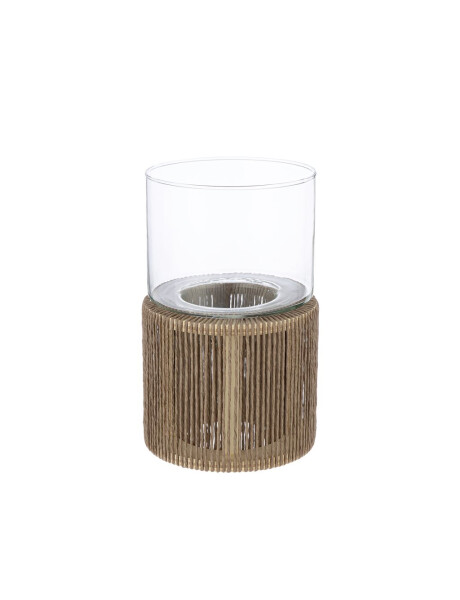 FAROL CILINDRICO D14x22CM MARRON SURTIDO FAROL CILINDRICO D14x22CM MARRON SURTIDO