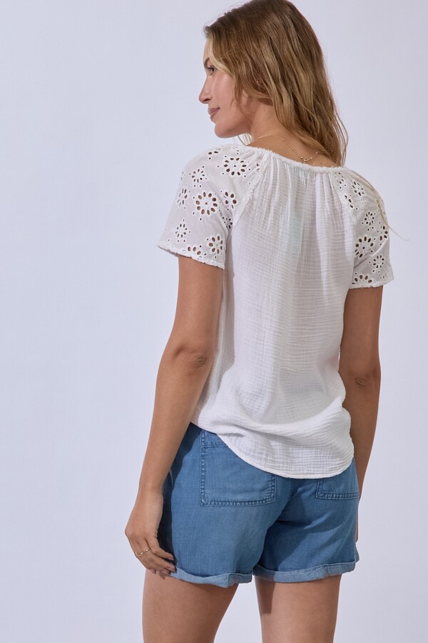 Blusa Broderie BLANCO