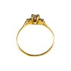 Anillo Trilogy-Oro bajo-Piedra Zirconia-AN8092 conpiedra
