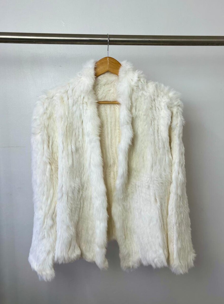 CHAQUETA CHANEL CONEJO - BLANCO 