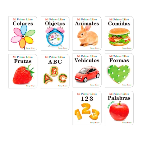 LIBRO INFANTIL MI PRIMER LIBRO 8 HOJAS 17X14CM ESPAÑOL LIBRO INFANTIL MI PRIMER LIBRO 8 HOJAS 17X14CM ESPAÑOL