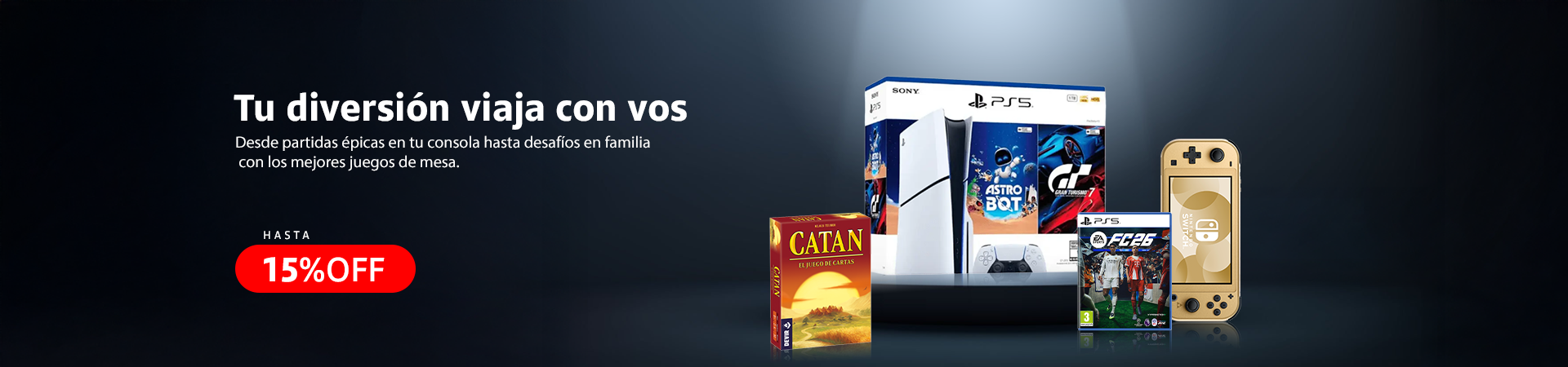 Tu diversión viaja con vos