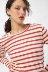 Remera Palma Rayas Rosa