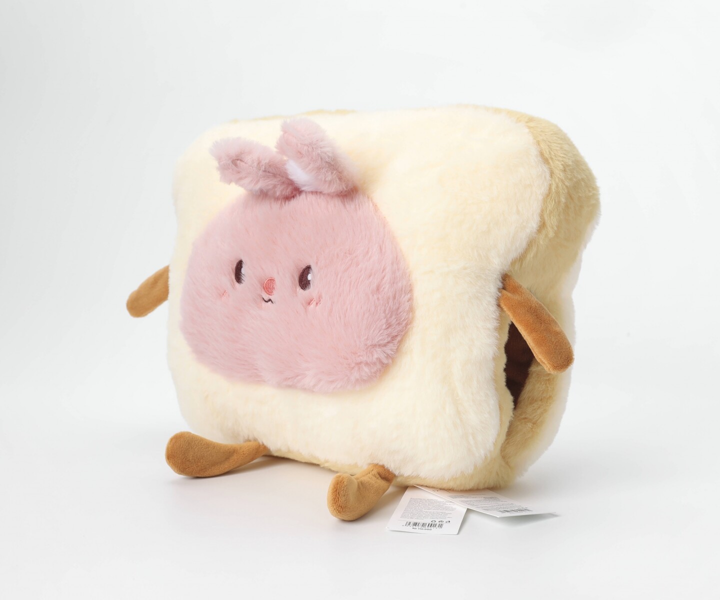 ALMOHADA CALIENTAMANOS COLOR BEGE(TOSTADO/ROSADO) 