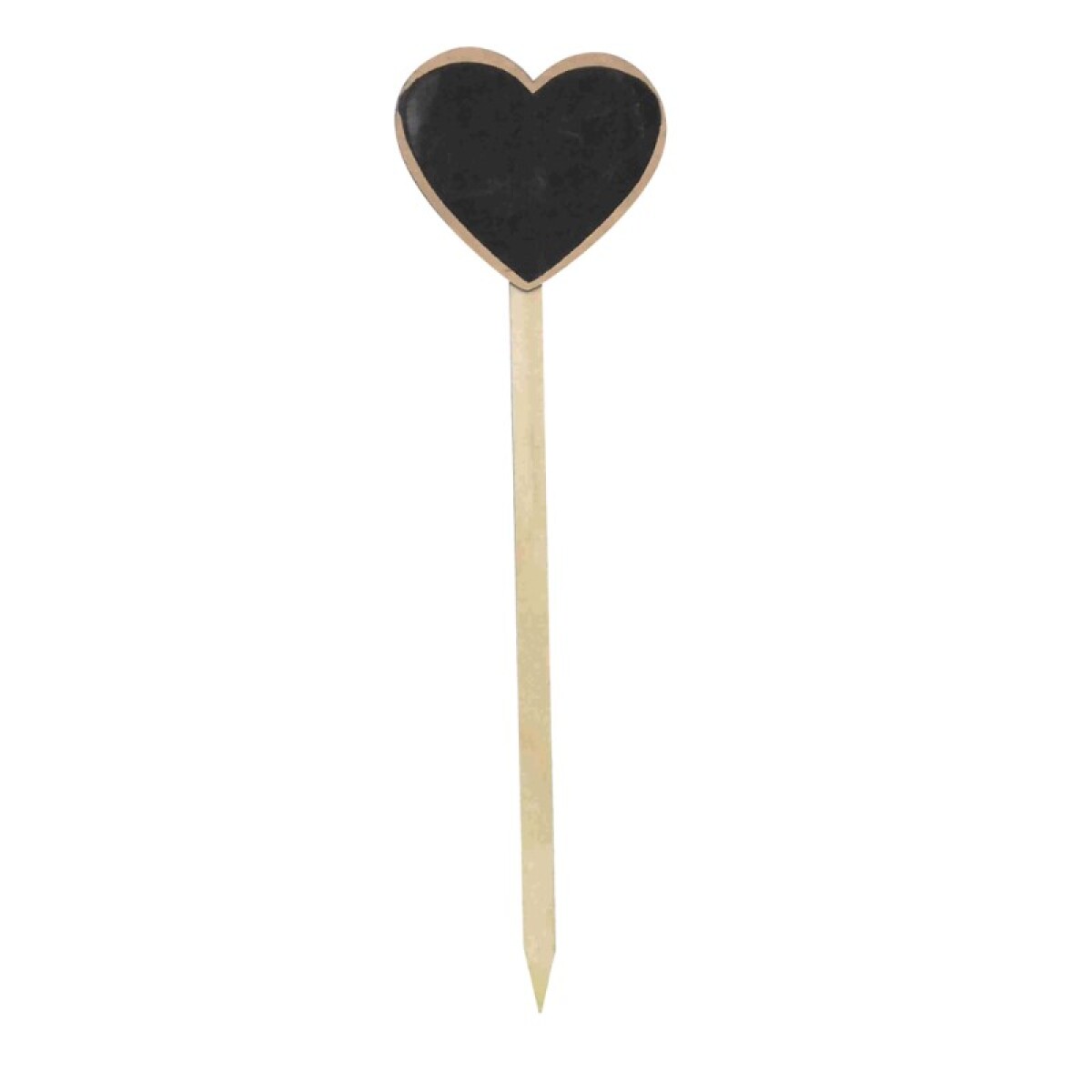 OUTLET Cartel corazon tipo pizarra con pincho 10x3,5cm 