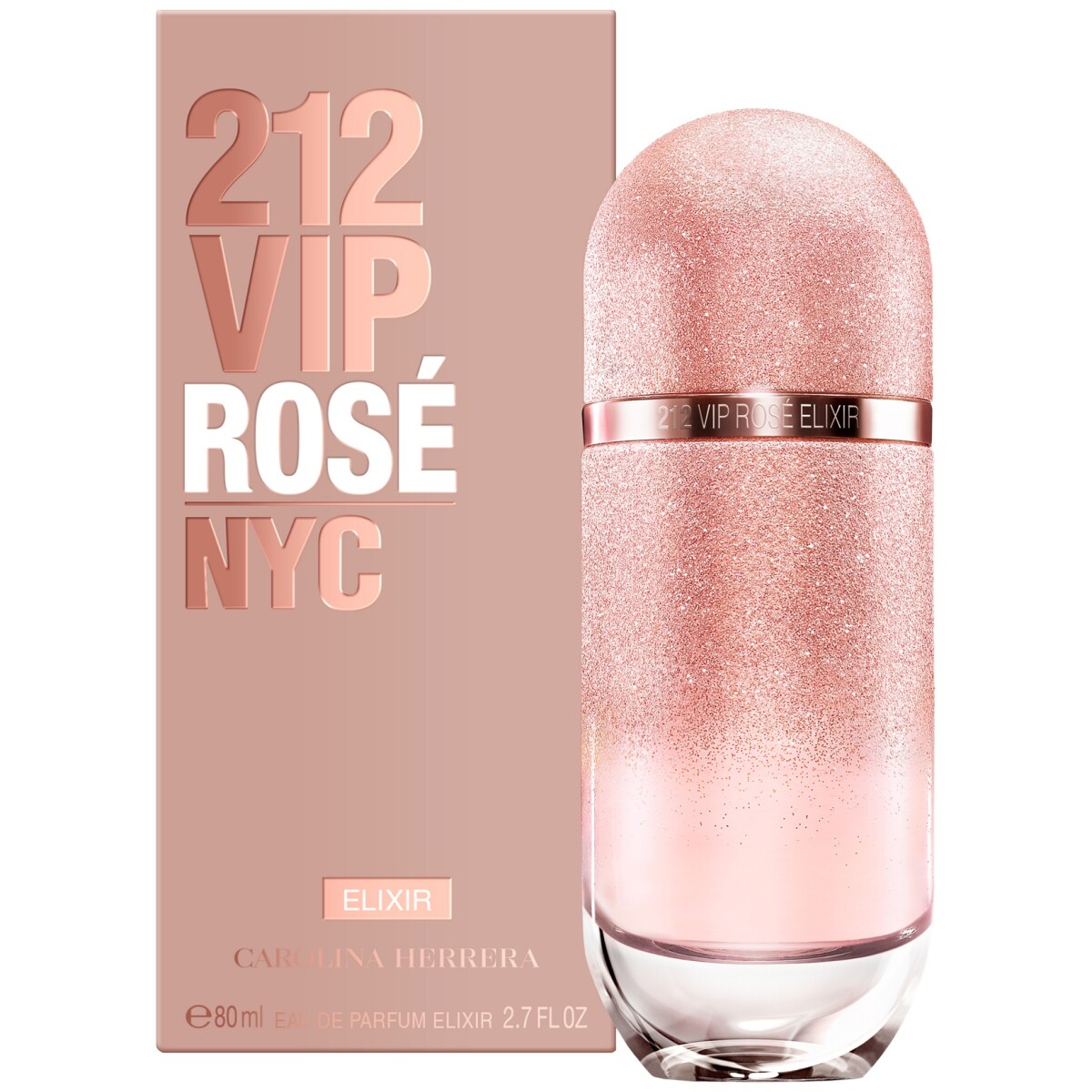 Perfume Carolina Herrera 212 VIP Rosé Elixir EDP 80ml 