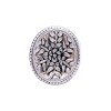 Anillo Flor-Plata 925 Inflada-Sin Piedra-AN3127 sinpiedra