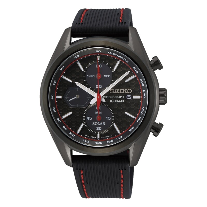 Reloj Seiko Solar Chronograph SSC777P1 para Hombre con Correa de Silicona Reloj Seiko Solar Chronograph Ssc777p1 Para Hombre Con Correa De Silicona