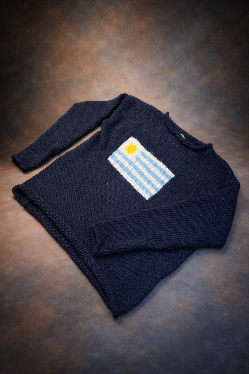Sweater Flag Handmade Men - Azul 