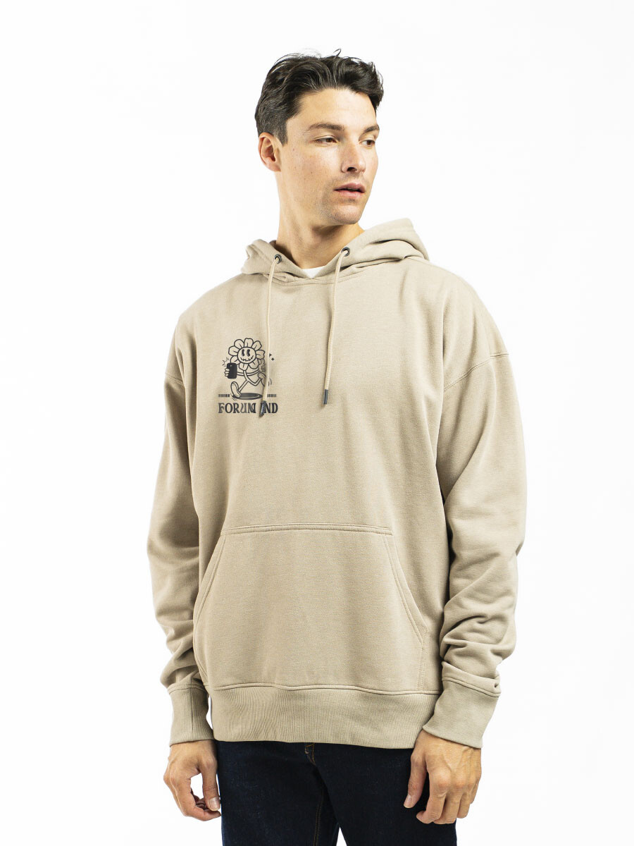 Canguro Oversize Estampado California - Tostado/ Fantasia 2 