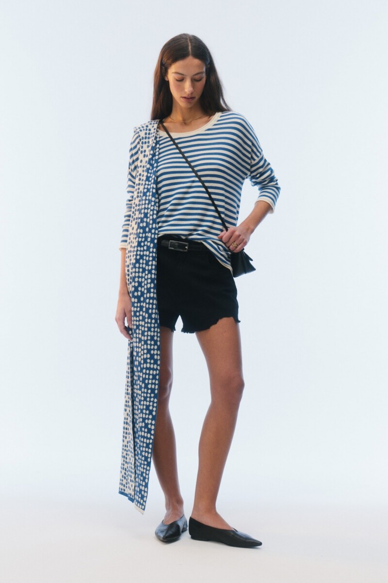 REMERA ANN Azul
