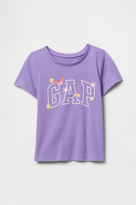 Remera Logo Gap Toddler Niña Wisteria Blossom