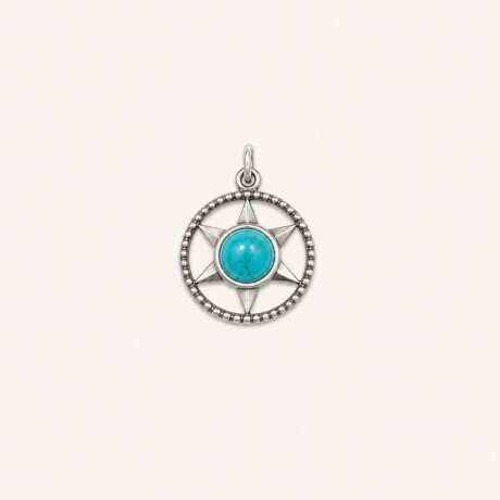 Dije Star - Turquesa - Plata 925 Dije Star - Turquesa - Plata 925