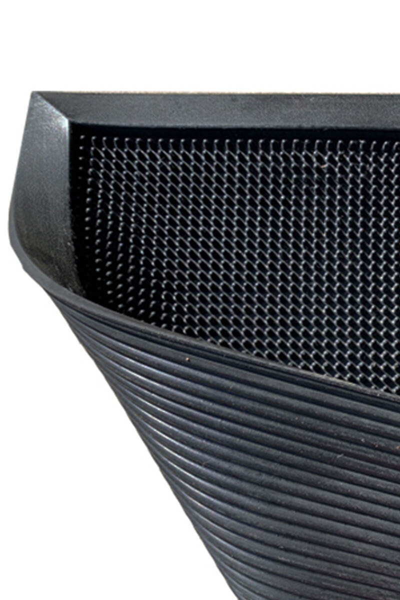 SANITIZER RUBBER MAT FELPUDO PEDILUVIO SANITIZER RUBBER MAT 60X40CM SM604012 BLACK