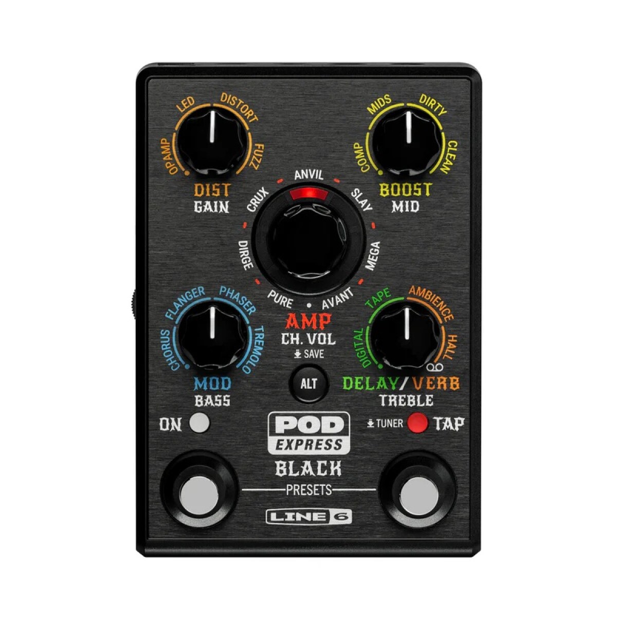 Pedal De Efectos Line6 Pod Express Black 