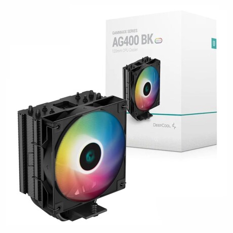 Cooler Deepcool AG400 Argb Bk Intel y Amd 001