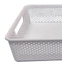 CANASTO ORGANIZADOR LINEA BLANCO 30 CM Sin color