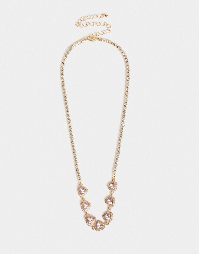 Collares Cortos Con strass Cortos Con Strass - Dorado