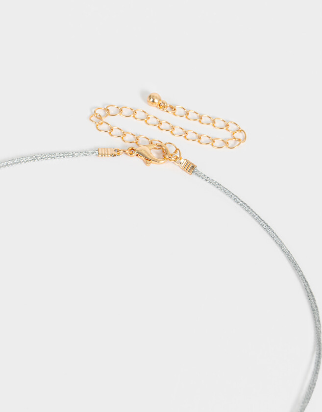 Collares Cortos De Hilo Collar Corto Hilo Dije Naipe - Dorado