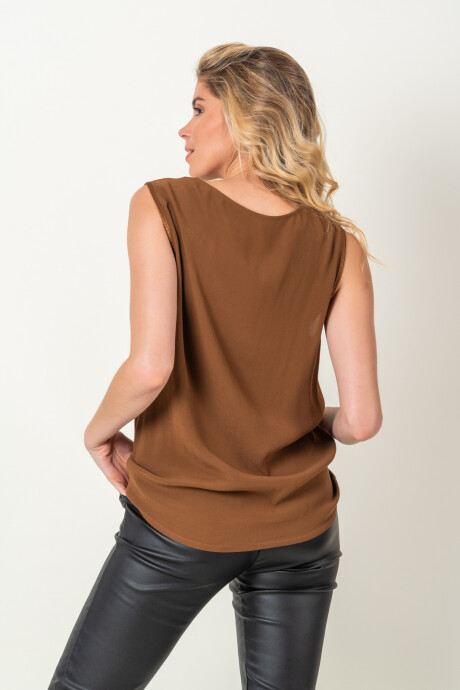 BLUSA TRINIDAD Tostado