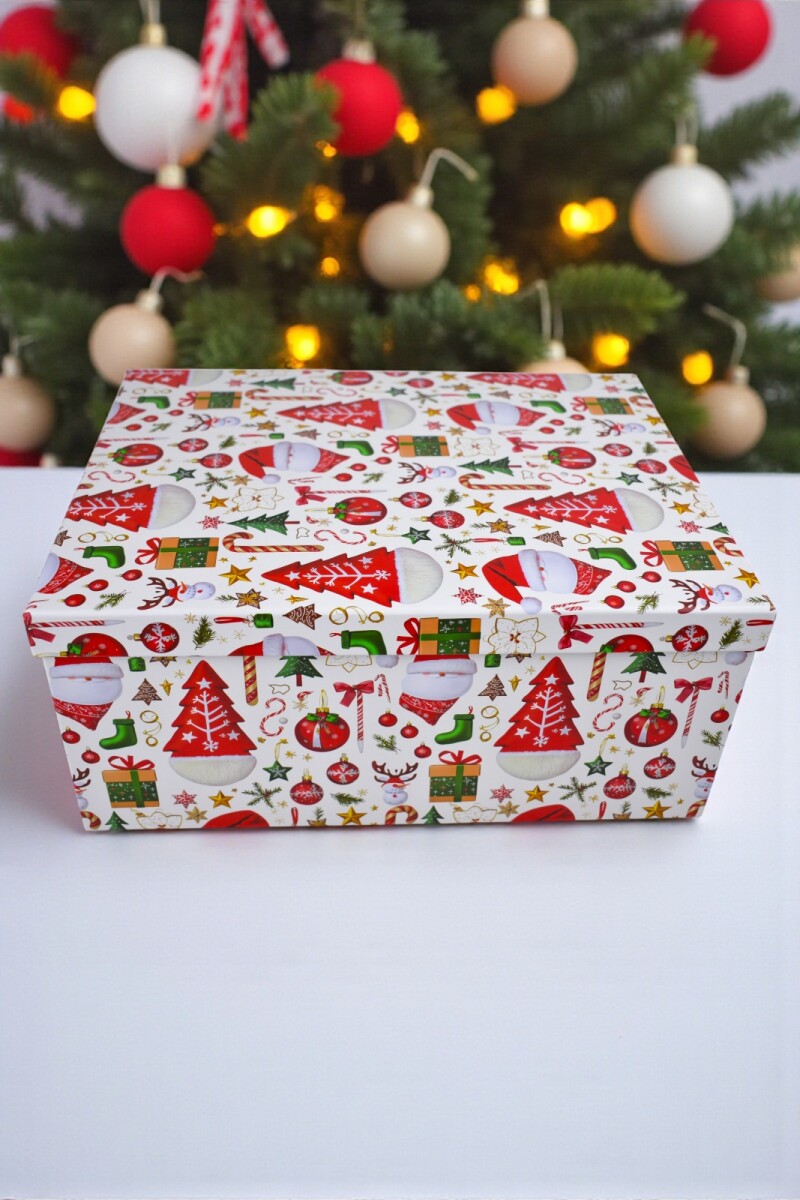Caja Rigida Navidad 28 x 37 x 16 - Diseño 1 