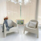 2 Sillones Skarpo + Mesa redonda Puket BEIGE