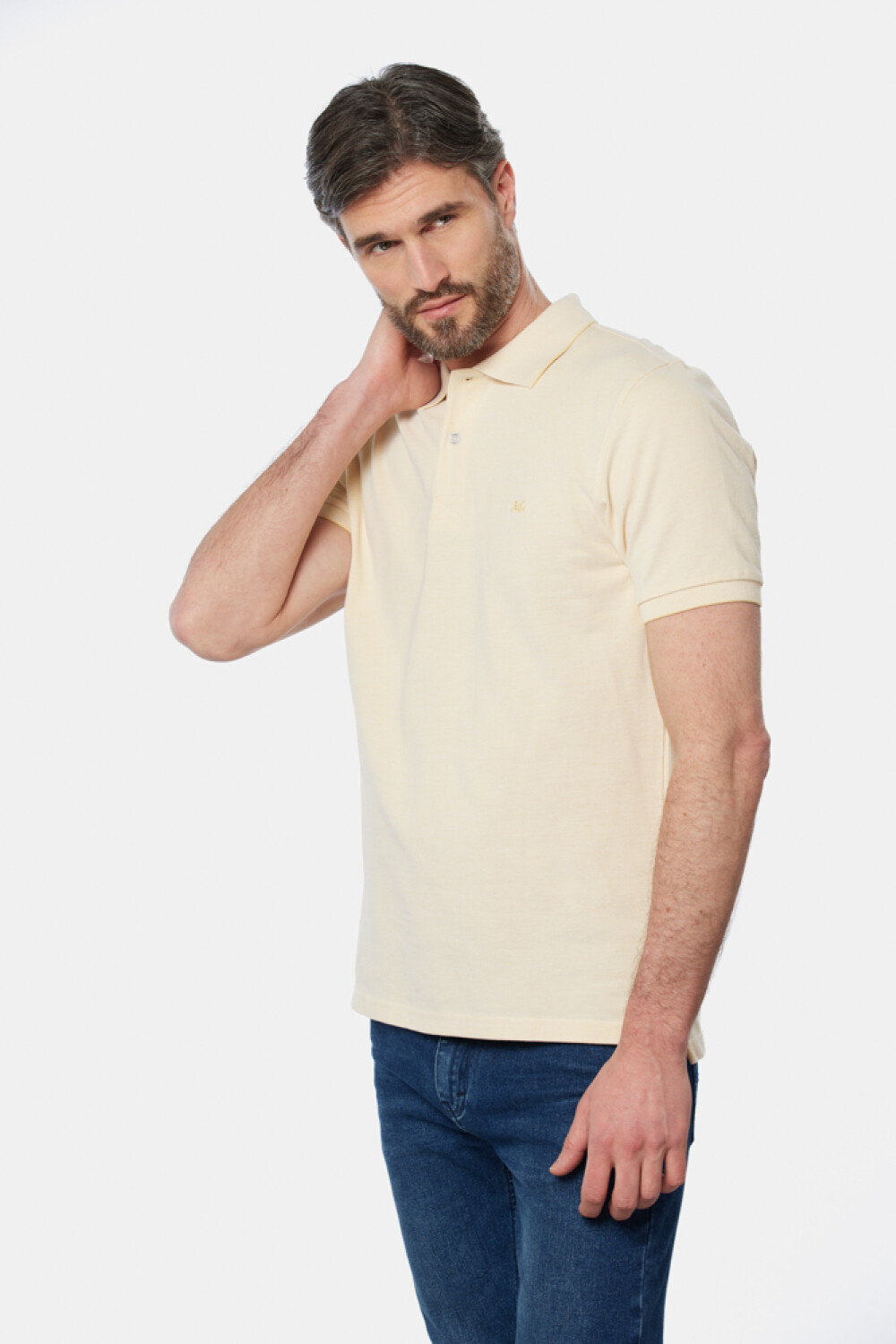 REMERA POLO LISA Amarillo