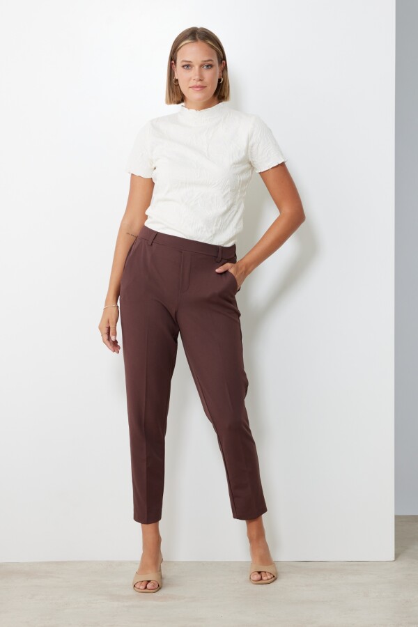 Pantalon Office MARRON