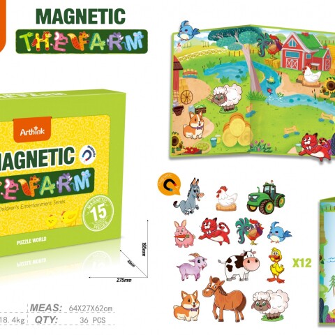 ROMPECABEZAS(ROMPECABEZAS GRANJA MAGNETICA) ROMPECABEZAS(ROMPECABEZAS GRANJA MAGNETICA)