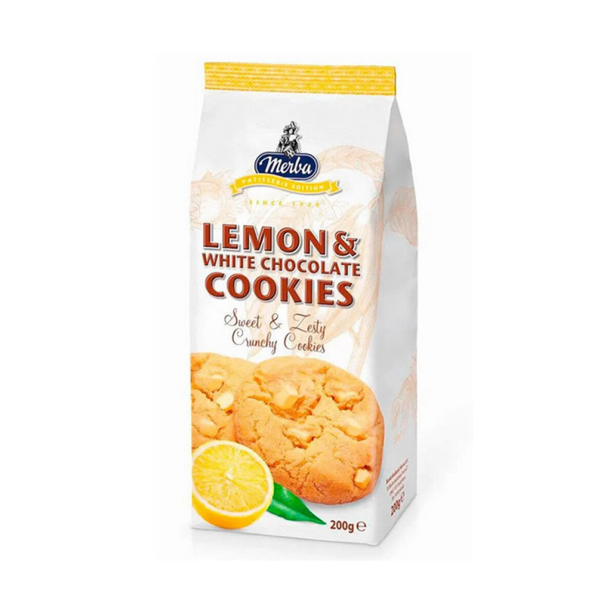 GALLETA MERBA LIMON Y CHOCOLATE BLANCO 