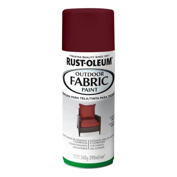 Pintura en Aerosol para Telas y Ropa Rojo Oscuro Rust-Oleum Pintura en Aerosol para Telas y Ropa Rojo Oscuro Rust-Oleum