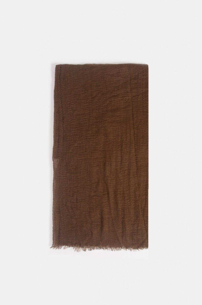Pashmina rustic - marrón 