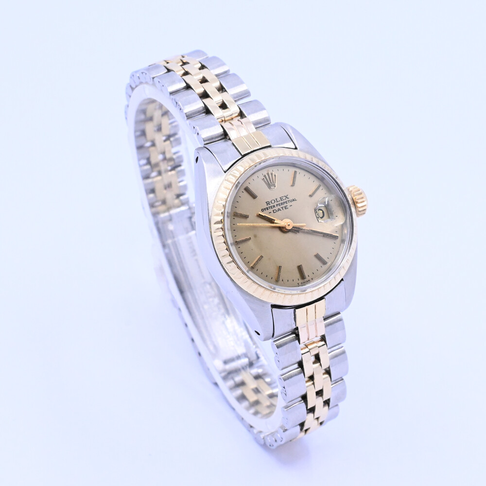 Rolex date dama 6917 acero y oro 26 mm año 1980 Rolex date dama 6917 acero y oro 26 mm año 1980