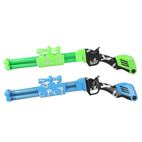 Pistola rifle de agua doble disparos con mirilla Pistola Rifle De Agua Doble Disparos Con Mirilla