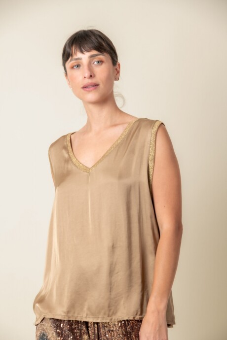 BLUSA BREZO Camel