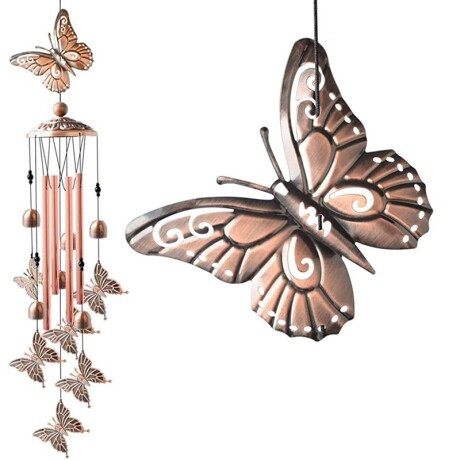 Campana de Viento Animales Mariposas