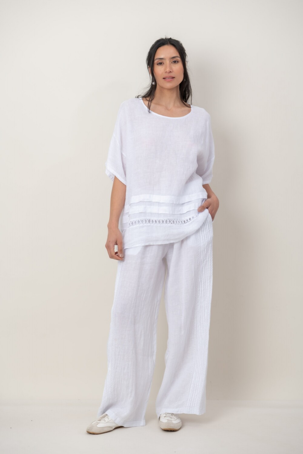 BLUSA ZEMYNA Blanco