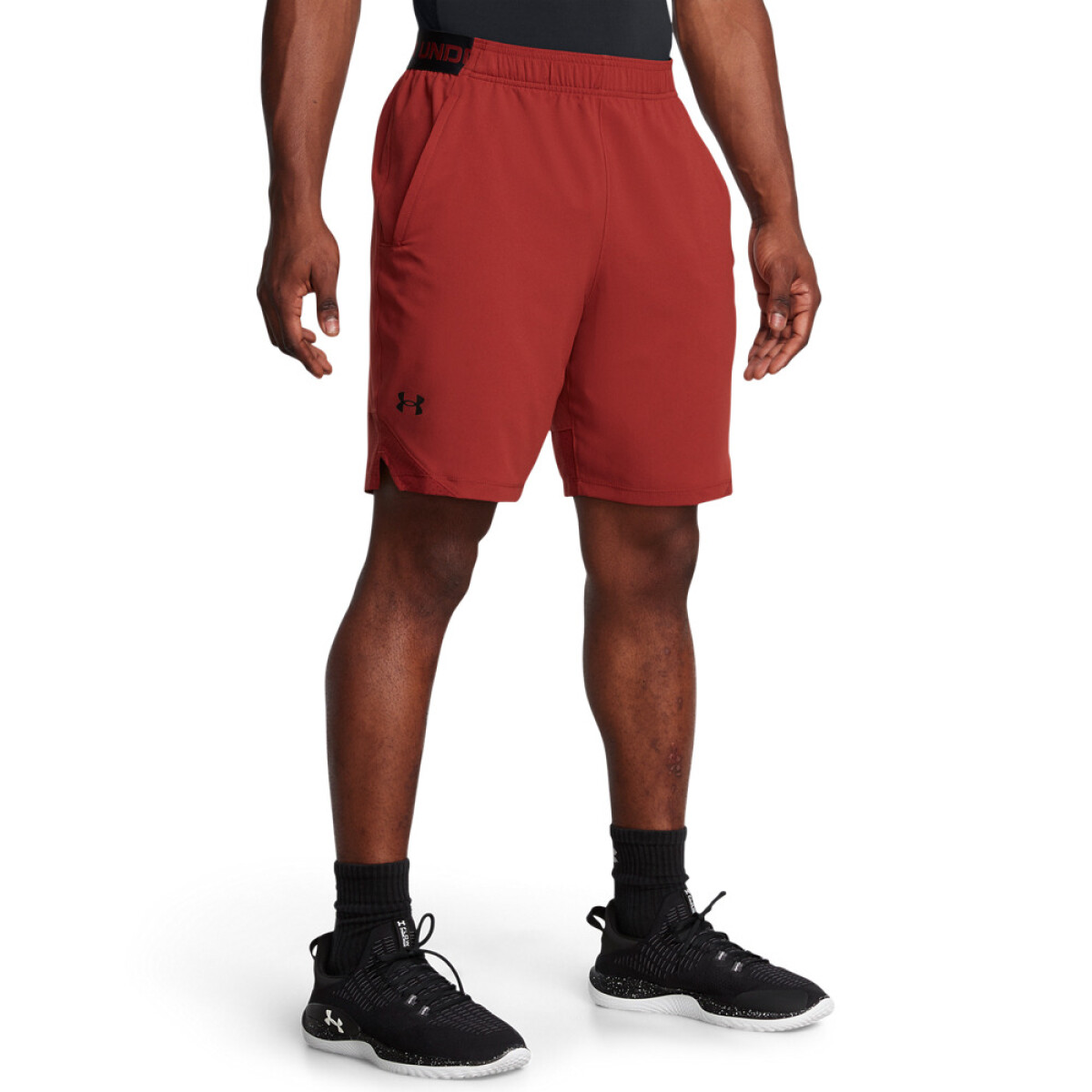 UA Vanish Woven 8in Shorts-ORG - ORG-840 