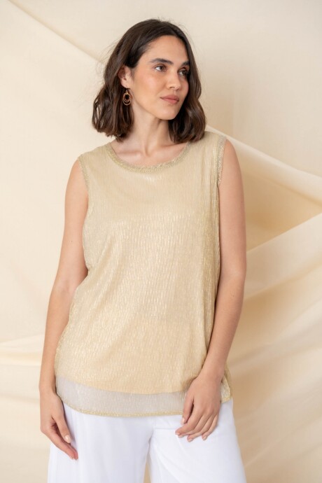 BLUSA MONIQUE Dorado