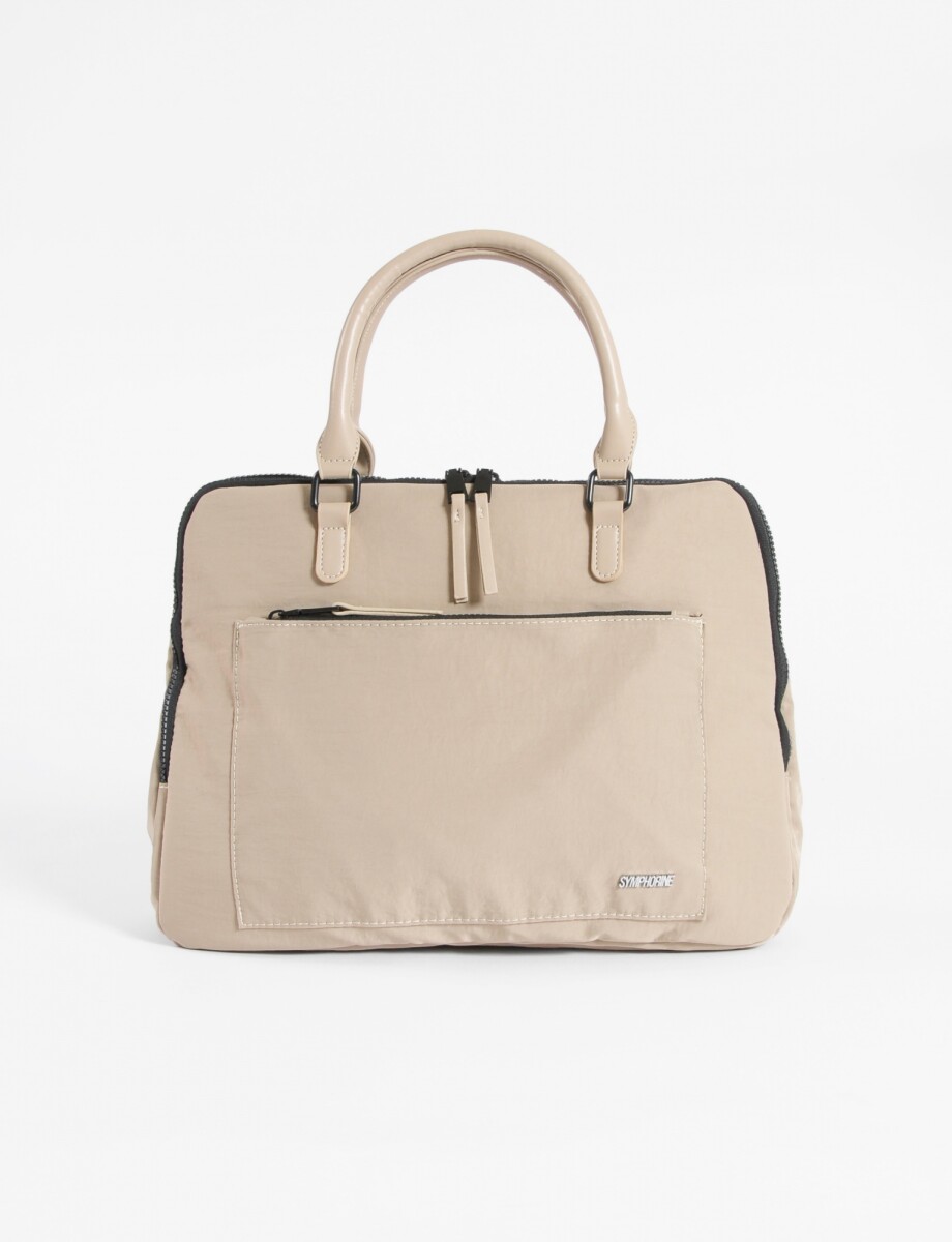 Cartera briefcase porta laptop - topo 