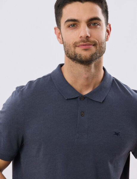 REMERA POLO LISA JERSEY Denim