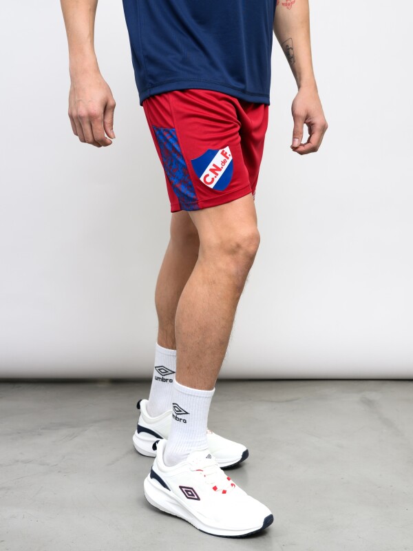 SHORT PRO TRAINING ACTIVE Nacional Hombre Beige, ordeaux