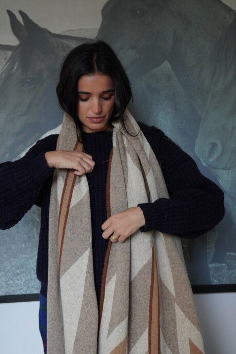 Navajo Scarf Beige