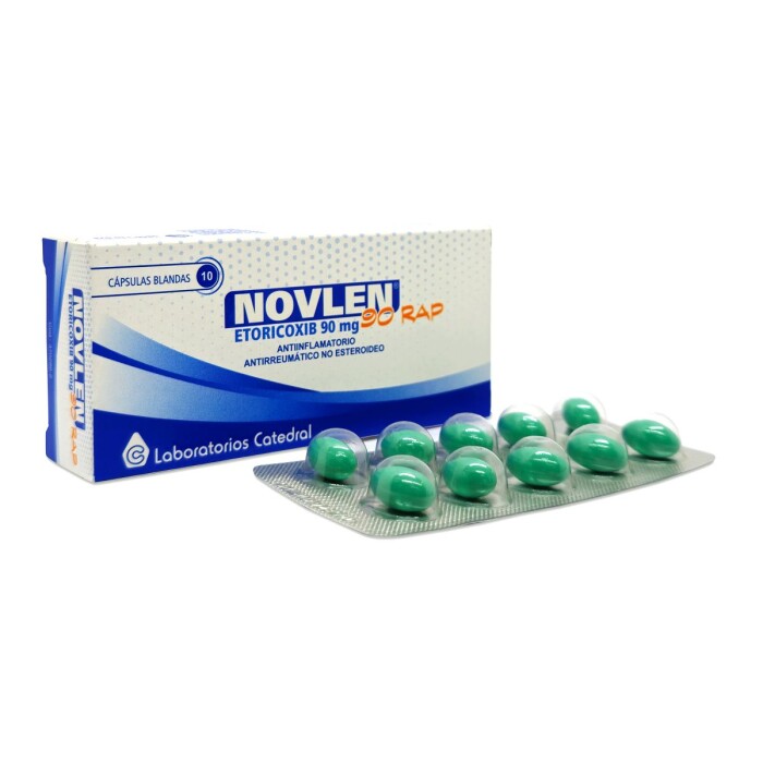 NOVLEN 90 MG.RAP CJ X 10 CAPS. BLANDAS única