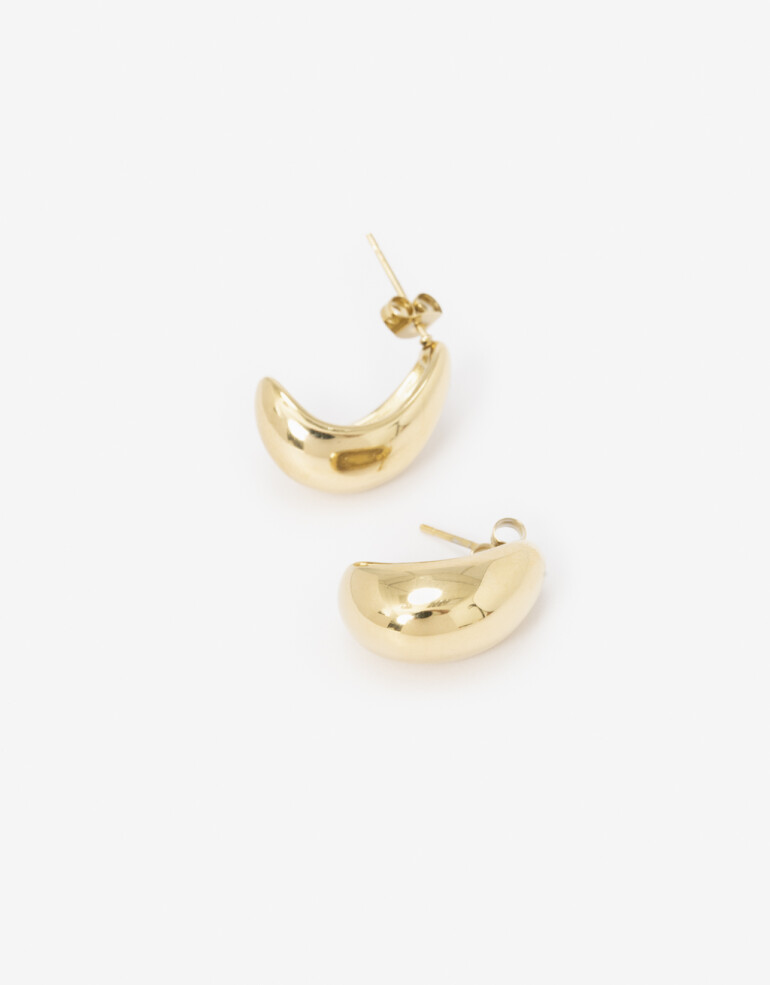 Aros Argollas Metal Argollas De Acero - Dorado