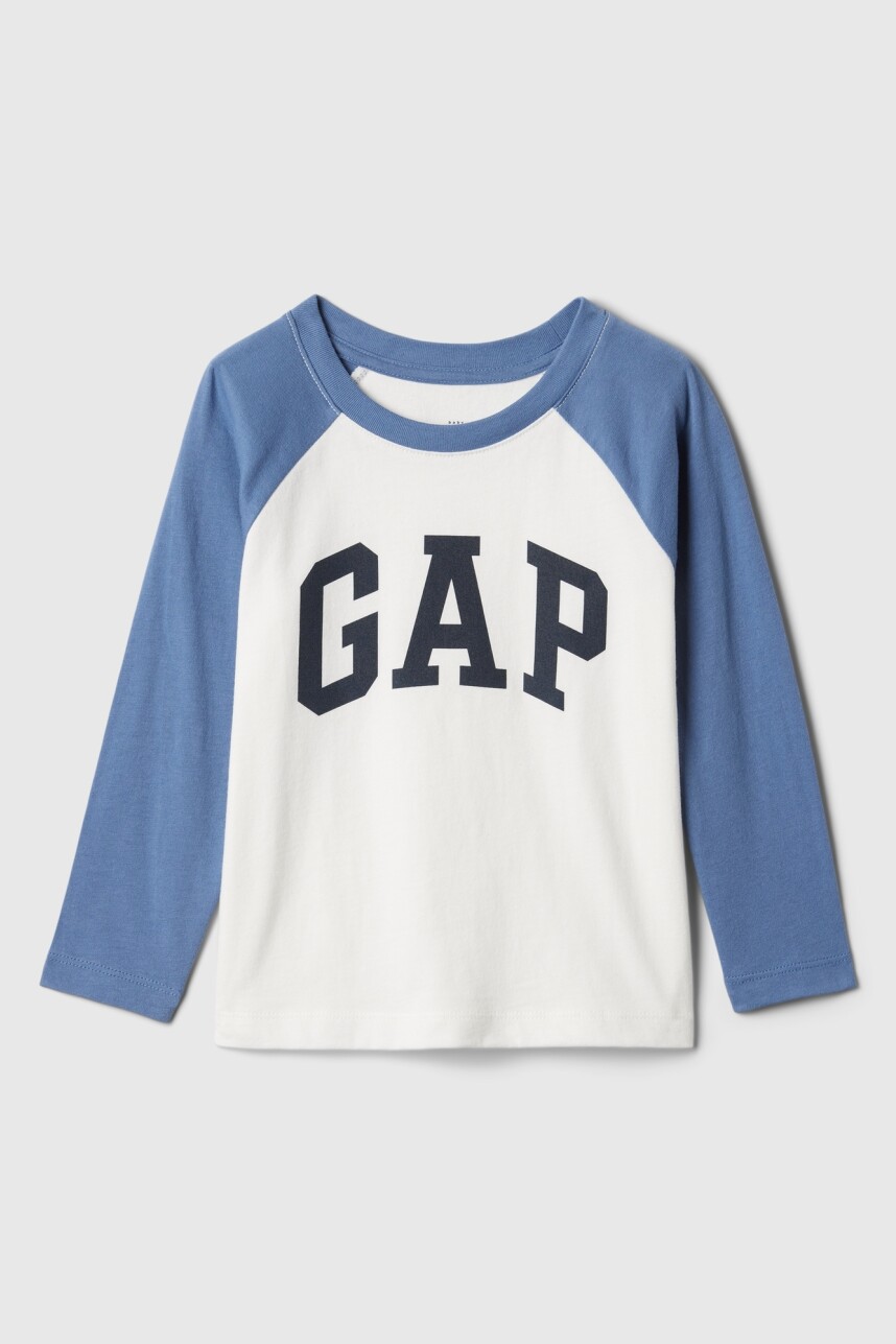Remera Logo Gap Toddler Niño Bainbridge Blue