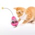 Juguete Gato Dispensador Comida Interactivo Mascota Alimento Color Variante Rosa