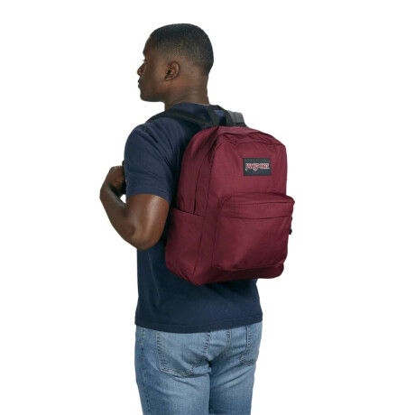 Mochila Jansport Superbreak Plus Russet Russet Bordó